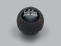 MUGEN(無限) レザーシフトノブ ブラック シビック FL1 24/09- 品番：54102-XMEB-K0S0-BK