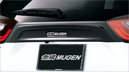 MUGEN(無限) テールゲートガーニッシュ for Dash フィット GR1/GR2/GR3/GR4/GR5/GR6/GR7/GR8 20/02- ※配送先条件あり 品番：74850-XNN-K1S0｜ななこ屋２号店 53,460円