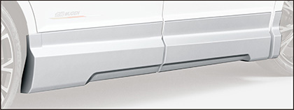 MUGEN(無限) サイドガーニッシュ ミッドナイトブルービーム・メタリック ステップワゴン RP6/RP7/RP8 22/05- ※配送先条件あり 品番：75300-XNS-K0S0-BX