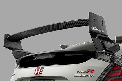 MUGEN(無限) ウイングスポイラー GFRP製/未塗装ゲルコート仕上げ シビック FK8 17/07-20/10 ※配送先条件あり 品番：84112-XNCF-K1S0
