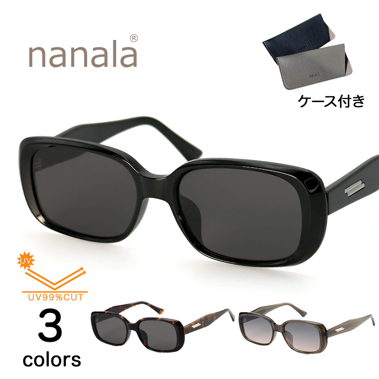 楽天市場】スクエアサングラス ブランドサングラス アセテートフレーム