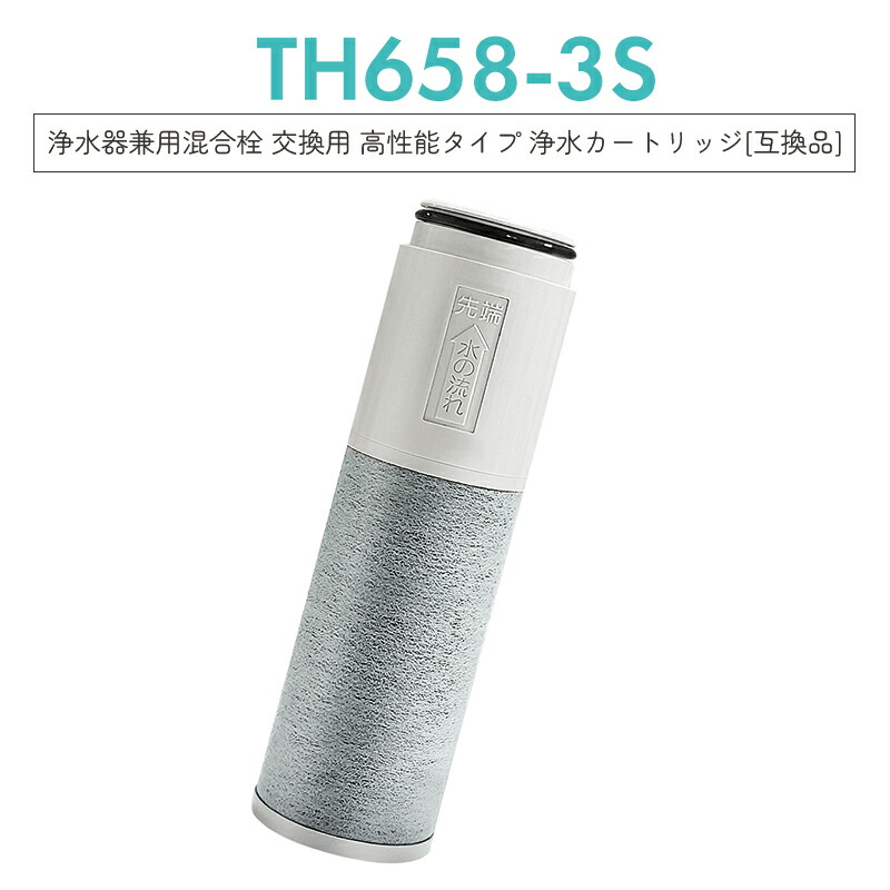 楽天市場】【即納】th658-3 浄水器 カートリッジ (TH658-1Sの高