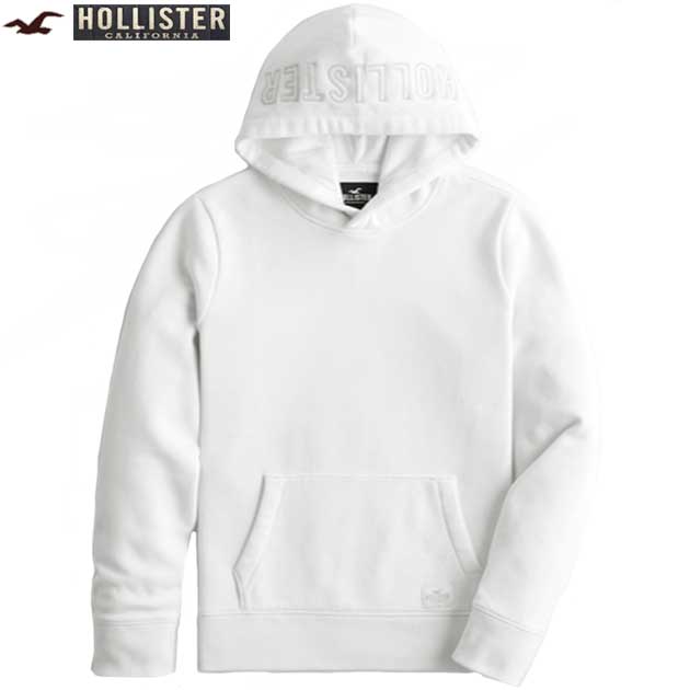 訳ありセール格安 楽天市場 ホリスター パーカー メンズ パーカー 上質 フリース スウェット プルオーバー ロゴフーディ ライトアウター 裏起毛 ロゴパッチ アメカジ 大きいサイズ Mサイズ Lサイズ ホワイト 送料無料 あす楽 Hollister ホリスター 正規品