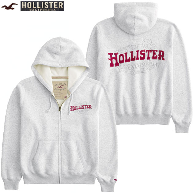 楽天市場】ホリスター パーカー メンズ 上質 中厚手 ジップアップ