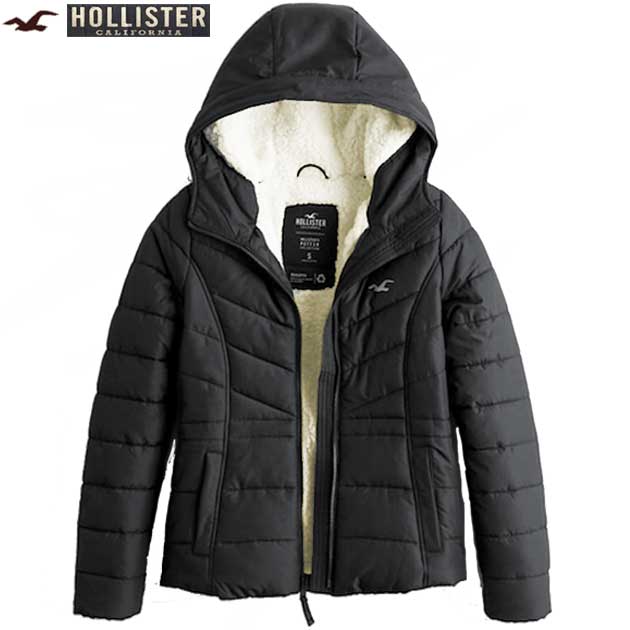 hollister faux fur lined parka