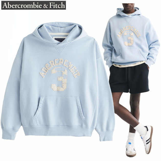 アバクロ パーカー 定まり品 メンズ L/XL(LL)/XXL(3L)  大層らしい大いさ 御膳上等 中朦朦たる ソフトフリース 汗水 ティーシャツ 裏仕立てもの 裏起毛 ロゴタイプアップリケ 電話番号 アメカジ 馬鹿でかい大いさ 【ともし火青碧】 即日送りとどける Abercrombie \u0026 Fitch アバクロンビー\u0026フィッチ