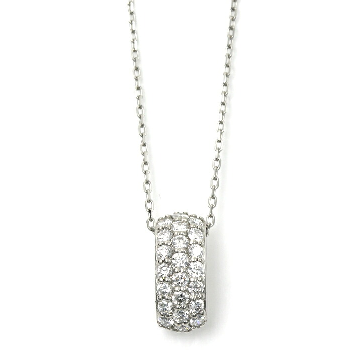 プティシエル Pciel ネックレス ペンダント プラチナ Total ダイヤ0.45ct パヴェ PN4684WD｜ナナパージュ