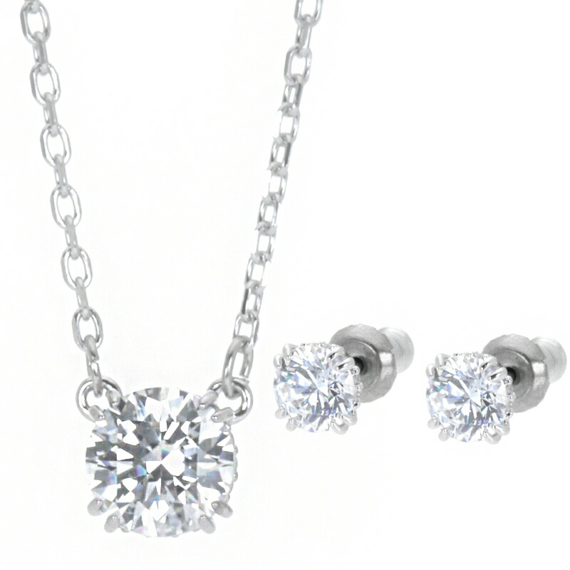 楽天市場】スワロフスキー SWAROVSKI ネックレス ピアス セット