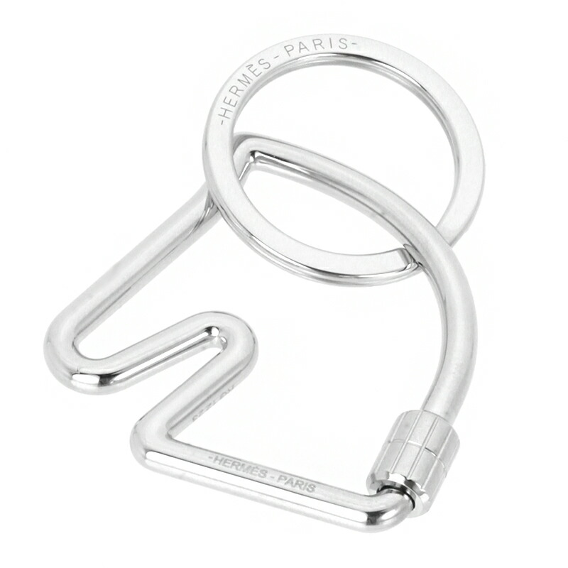 HERMES キーリング タブTab HERMES キーリング Porte cles Tab ポルトクレ タブ レザー