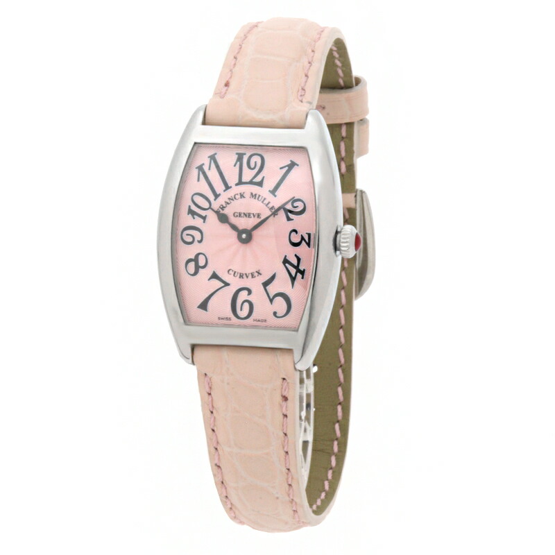 フランクミュラー カサブランカ ピンク 腕時計 QUARTZ レディース FRANCK MULLER フランクミュラー ヴァンガード V29 QZ シルバー