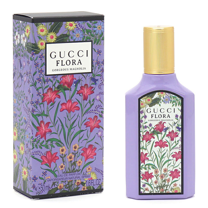 グッチ フローラ ゴージャス マグノリア オードパルファム 香水 EDP/SP レディース 50mL 【並行輸入品】｜ナナパージュ