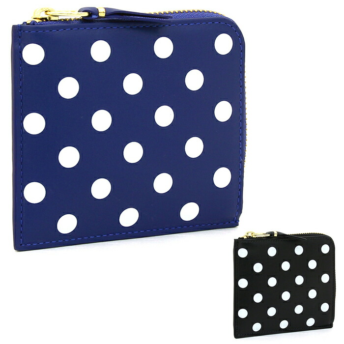 コムデギャルソン COMME des GARCONS 小銭入れ 財布 ポルカドットプリント POLKA DOTS PRINTED SA3100PD  受賞店