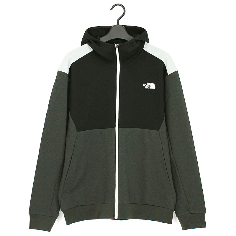 ザ・ノース・フェイス THE NORTH FACE アンビションフーディ Ambition Hoodie パーカー スウェット ジャージ NT62290 メンズ 国内正規品 リサイクル素材 スポーツウェア ストレッチ 軽量 鹿の子編み レギュラーフィット グレー×ホワイト 11,880円