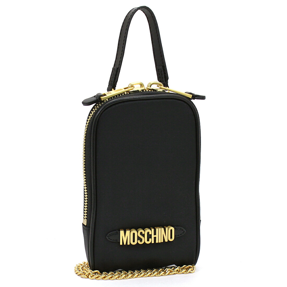 【未使用】MOSCHINO モスキーノ ゴールドチェーン ショルダーバッグ