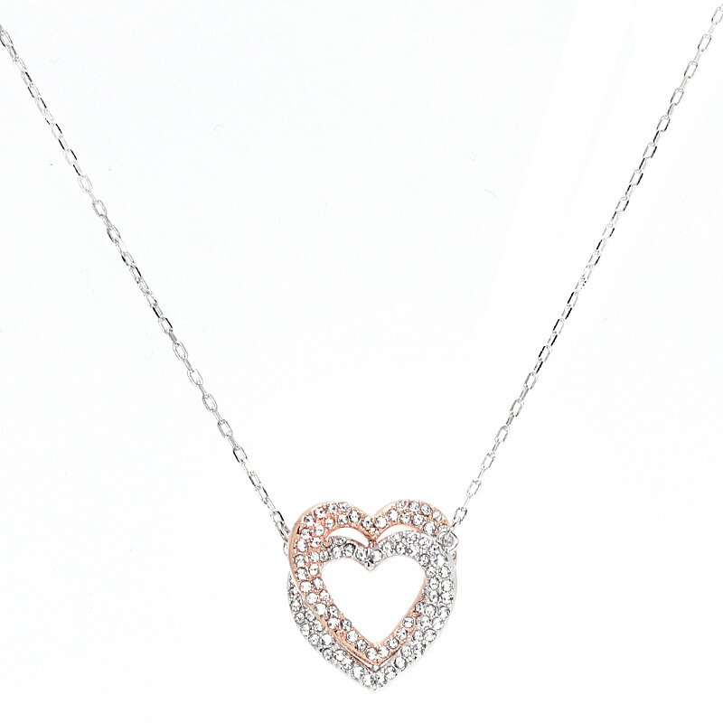 【Swarovski】Infinity Y字型ネックレス 5521346 Hyperbola ネックレス, インフィニティ, ホワイト, ロジウム