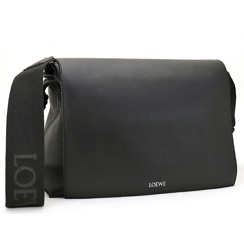 LOEWE☆25SS フラメンコ ラージ ショルダーバッグ BLACK LOEWE ロエベ ショルダーバッグ FLAMENCO LARGE フラメンコ