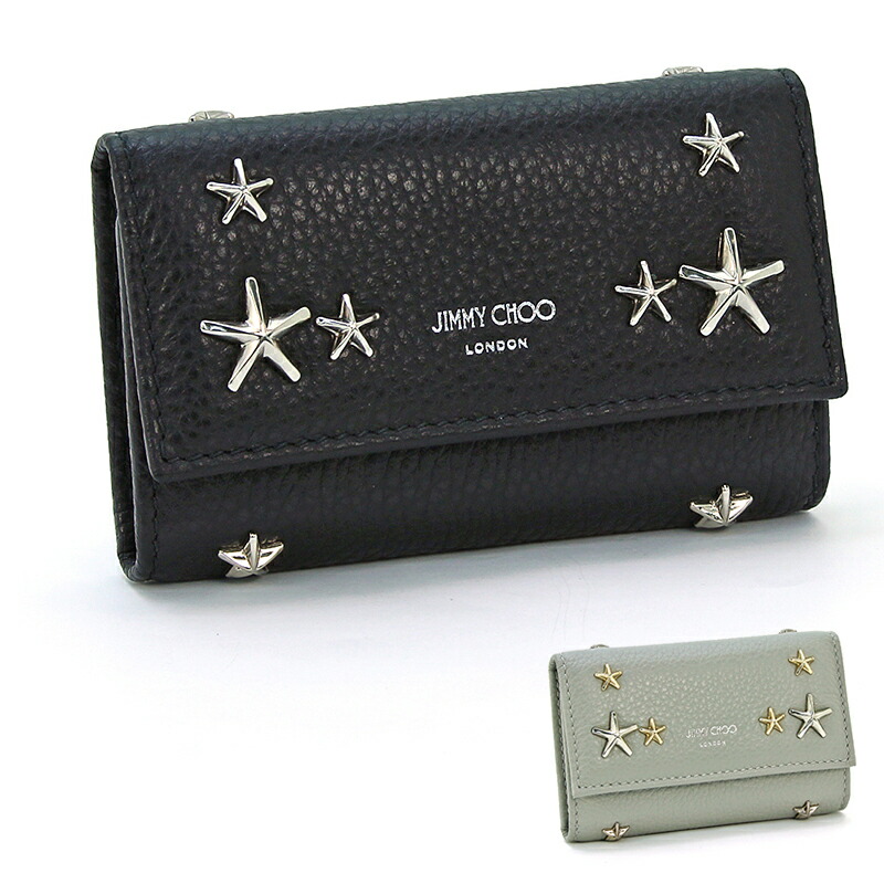 JIMMY CHOO / ジミーチュウ　スタッズ　キーケース 6連 Jimmy Choo ジミーチュウ 6連キーケース スタースタッズ ケース