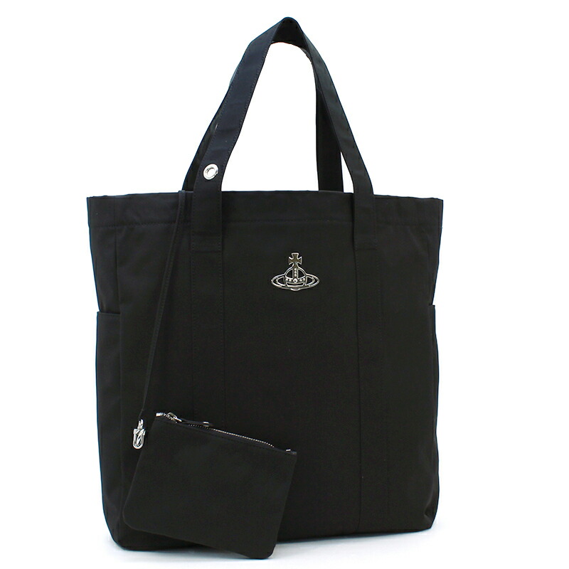 Vivienne Westwood ナイロン キャンバスバッグ ブラック Vivienne westwood ヴィヴィアンウエストウッド キャンバス