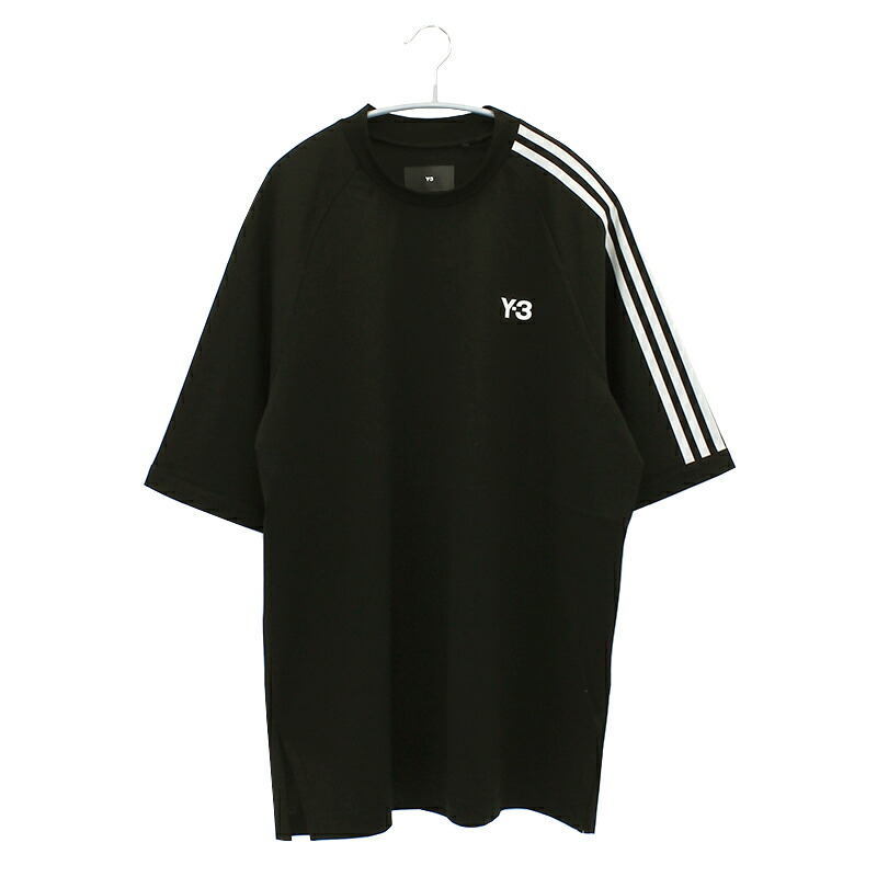 Y-3 adidas ヨウジヤマモト 白 シャツ ロング ロゴ ビックシルエット Y-3 adidas ヨウジヤマモト 白 シャツ ロング ロゴ ビックシルエット