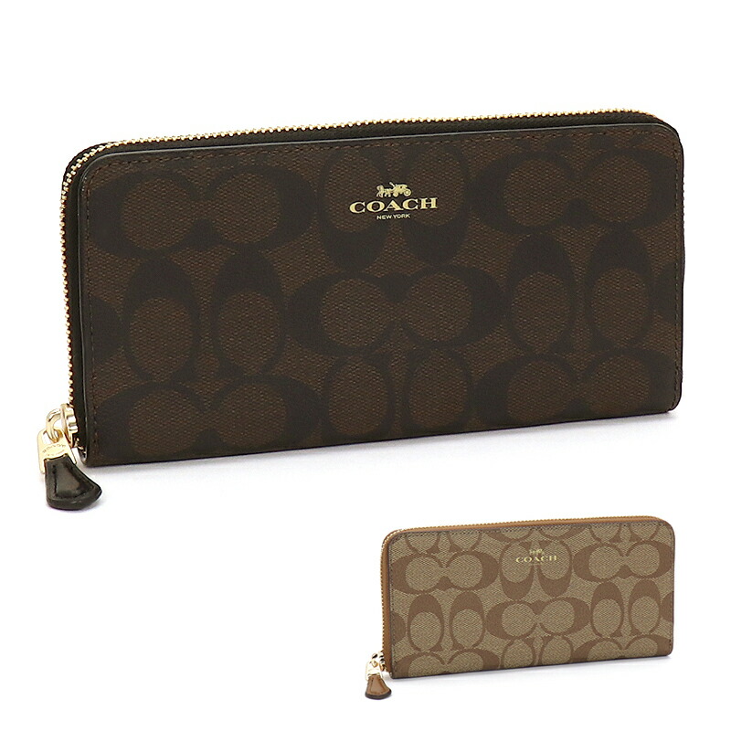 楽天市場】コーチ 長財布 COACH ラウンドファスナー