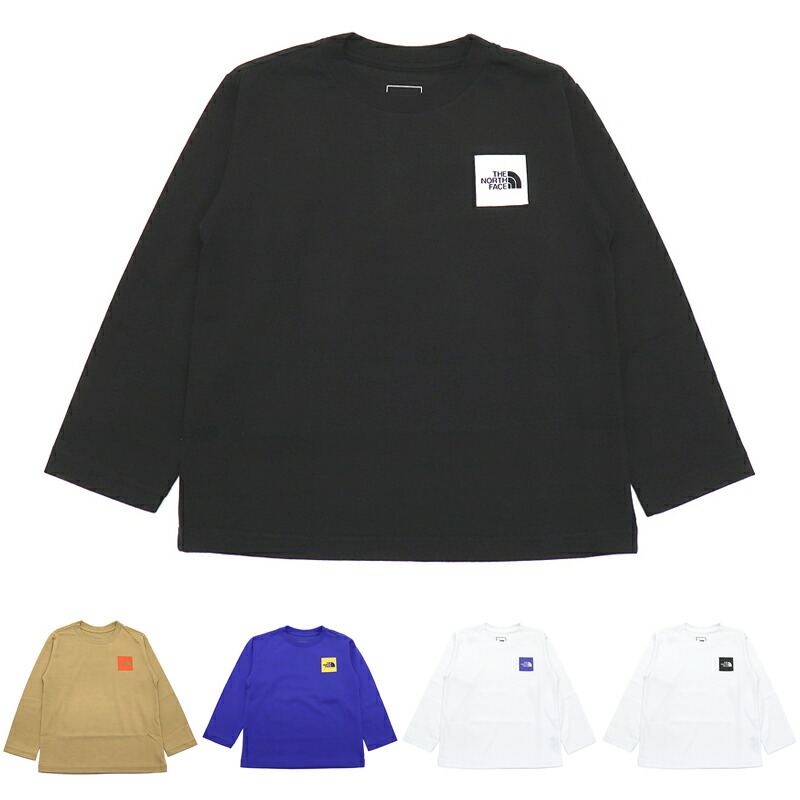 ザ・ノース・フェイス（THE NORTH FACE）（キッズ）ジュニア 長袖 トドラー ロングスリーブ スモールスクエアロゴ Tシャツ NTT32531 AG UVカット