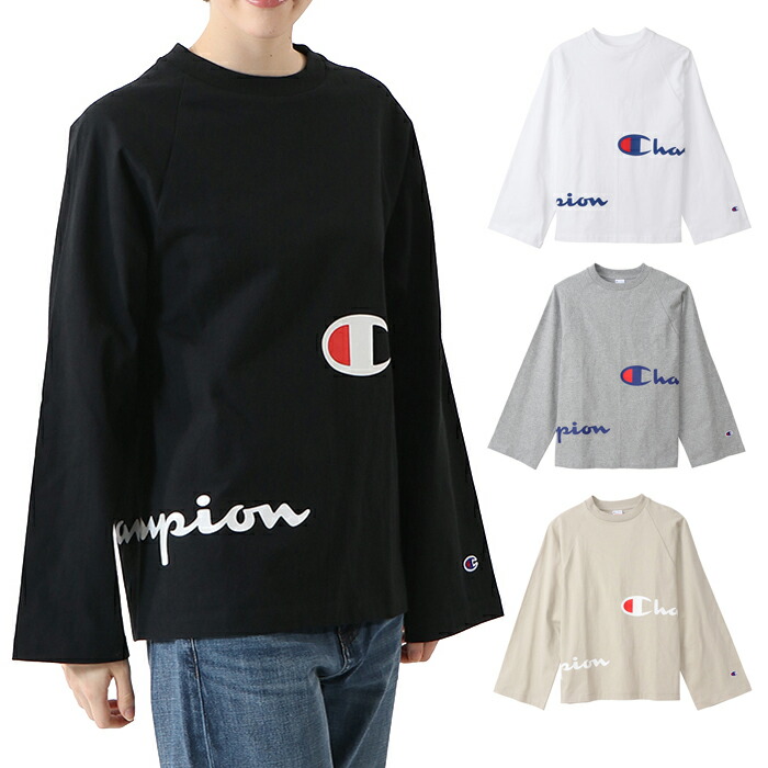 【楽天市場】チャンピオン CHAMPION ロングスリーブTシャツ CWS402 レディース 国内正規品：ナナパージュ