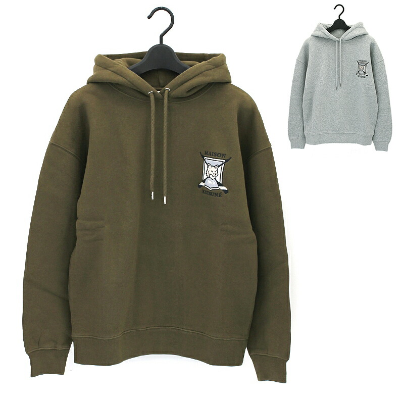 SOURSWING パーカー｜スウェット素材フーディー 楽天市場】メゾンキツネ MAISON KITSUNE コットンパーカー 長袖
