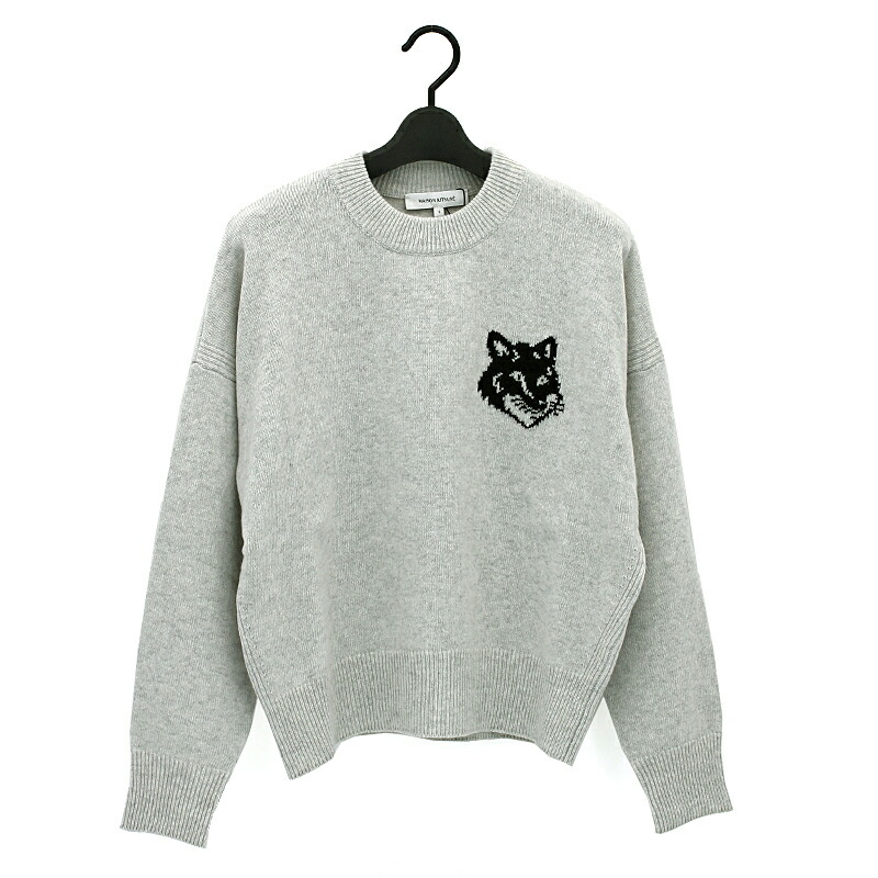 値下げ❣️【正規品‼️】メゾンキツネ ウールボーダーニット 楽天市場】メゾンキツネ Maison kitsune ボーダーニット クルー