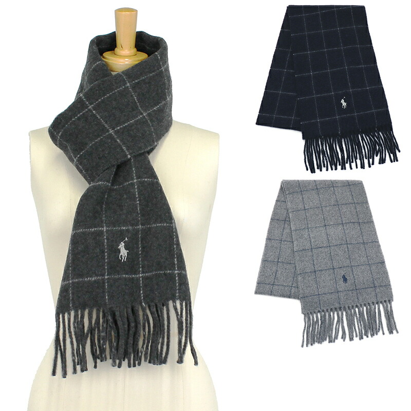 楽天市場】ポロラルフローレン POLO RALPH LAUREN マフラー PC0743