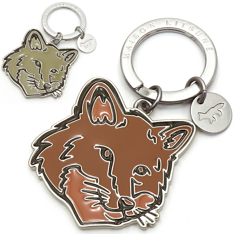 楽天市場】MAISON KITSUNE メゾンキツネ キーリング MM06904AM1002