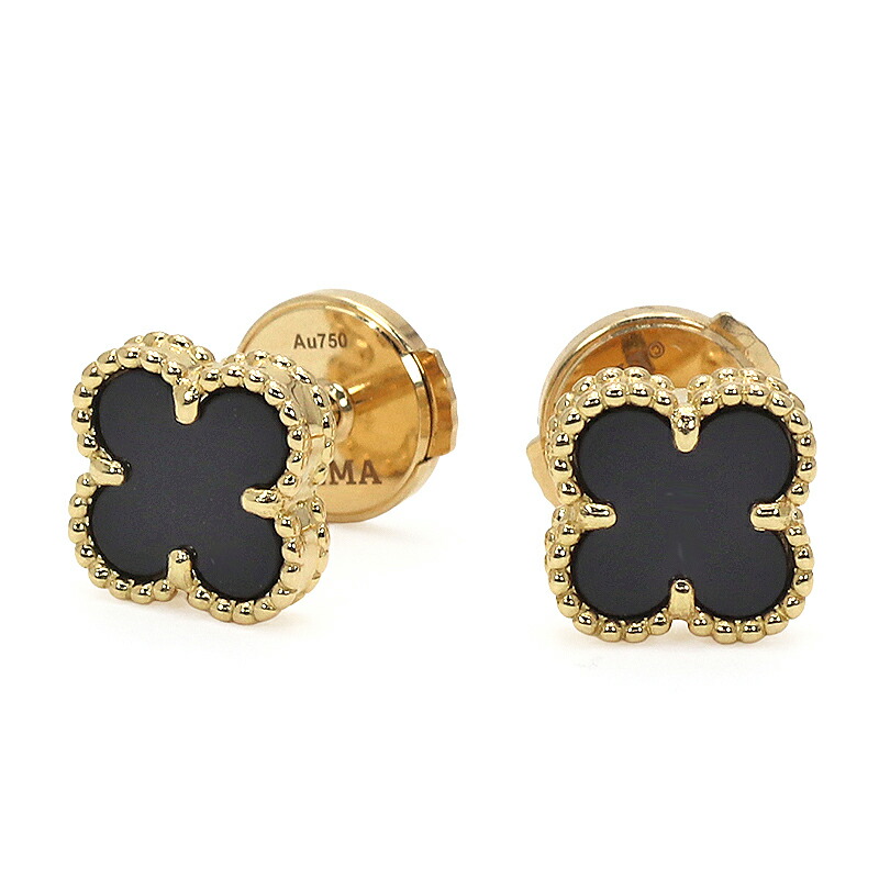 楽天市場】ヴァンクリーフ＆アーペル ピアス K18PG カーネリアン