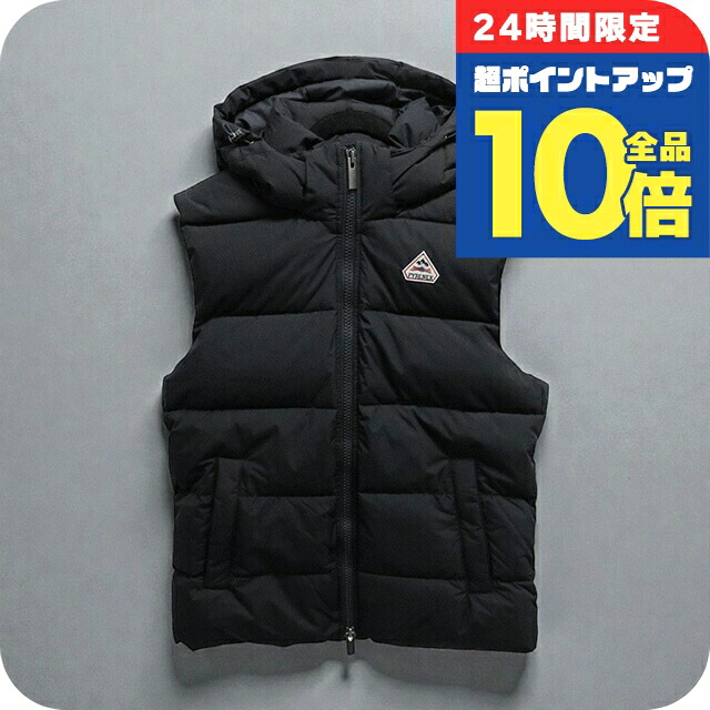 ＼30日限定★P10倍+さらに4倍／ ピレネックス PYRENEX SPOUTNIC MINI RIPSTOP VEST ダウンベスト HMY021-BLACK-XL メンズ ダウンジャケット ブランド｜腕時計のななぷれ