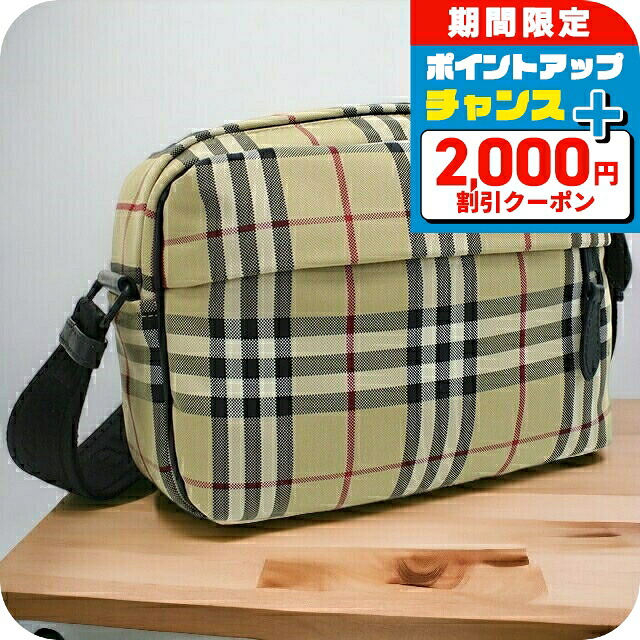 ＼2000円OFF+さらに9倍／ バーバリー 斜め掛けショルダーバッグ メンズ BURBERRY ナイロン ルーマニア 8084111 ARCHIVE BEIGE マルチカラー バッグ 斜めがけ ブランド 高級 おしゃれ プレゼント 男性 実用的 かっこいい｜腕時計のななぷれ