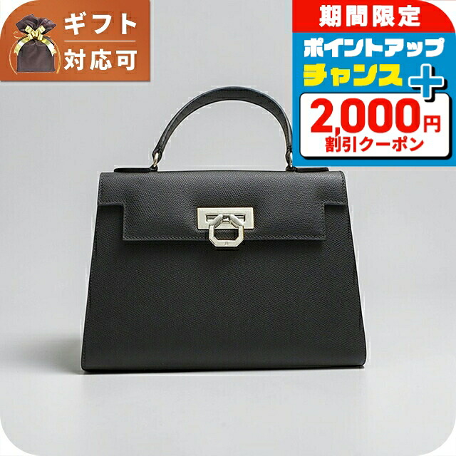 ＼2000円OFF+さらに13倍／ カルボッティ CARBOTTI ELENA ハンドバッグ 243-BK-SV レディース ブラック シルバー ブランド 軽量 小さめ 手提げ 高級 おしゃれ プレゼント 女性 実用的 かわいい
