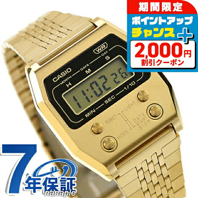 楽天市場】CASIO Classic A1100G-5JF ゴールド カシオ クラシック
