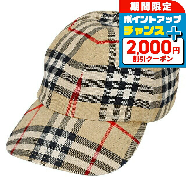楽天市場】BURBERRY バーバリー 帽子 コットンブレンドベースボール