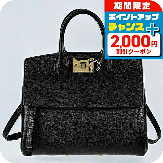 【国内即発】FERRAGAMO ハンドバッグ 21-2193 0749021 NERO 国内即発】FERRAGAMO ハンドバッグ 21-2193 0749021 NERO