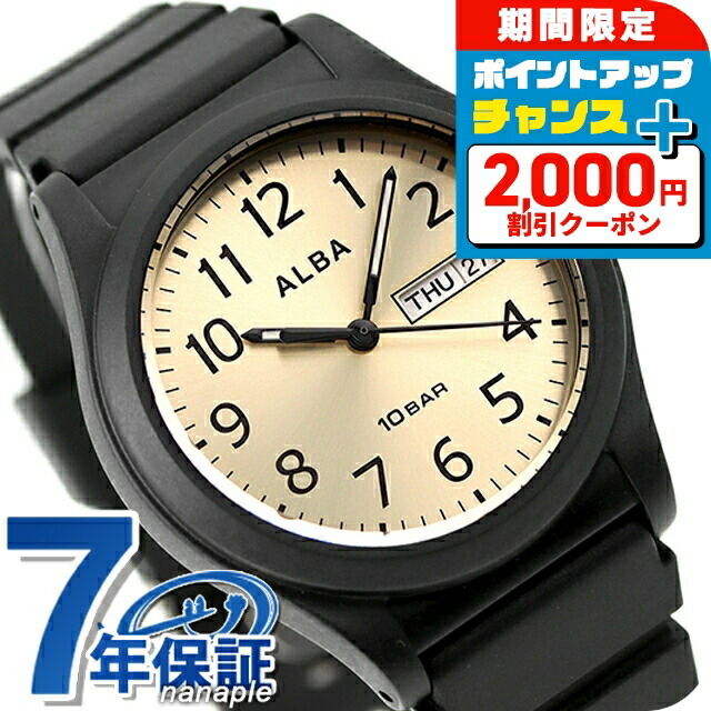 ＼2000円OFF+さらに13倍／ セイコー アルバ スポーツ クオーツ 腕時計 メンズ SEIKO ALBA AQPJ412 アナログ ゴールドブラウン ブラック 黒 ブランド おしゃれ 防水 プレゼント 男性 実用的