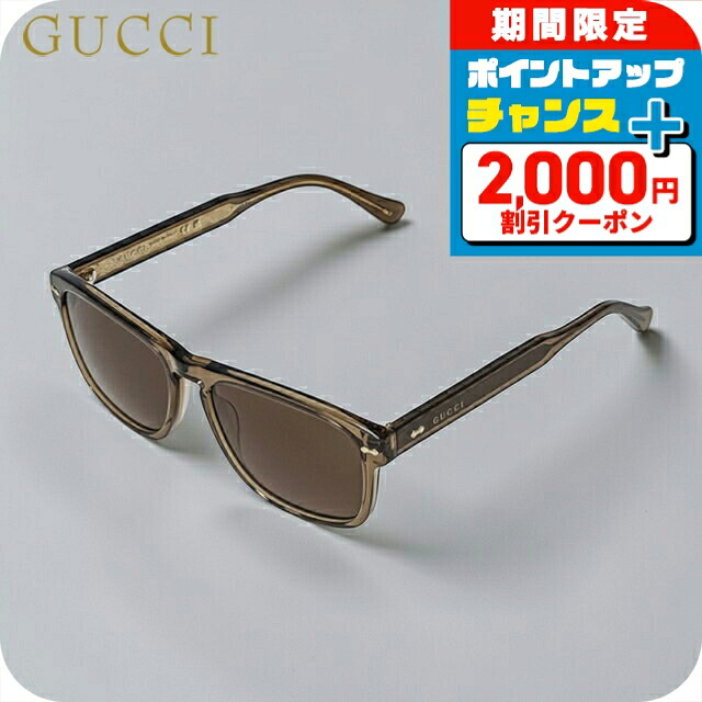 ＼2000円OFF+さらに13倍／ グッチ サングラス メンズ ブランド GUCCI GG0911S 002 ブラウン