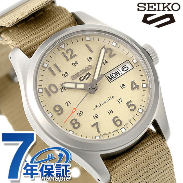 楽天市場】SEIKO 5 セイコー ファイブ SNK803K2 アナログ ベージュ