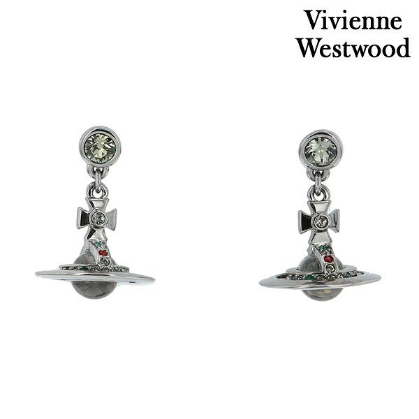 ヴィヴィアン ウエストウッド ピアス Vivienne Westwood プチオーブ メンズ レディース ユニセックス 62020032-S001 ガンメタル アクセサリー｜腕時計のななぷれ
