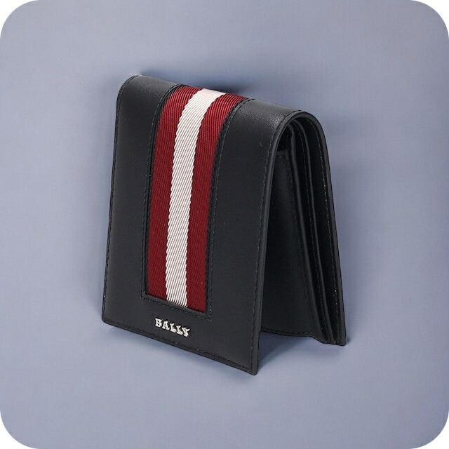 BALLY バリー　ブラック　ネイビー　レザー 二つ折り財布 楽天市場】BALLY バリー CROSSING Bi-Fold Wallet 二つ折り財布