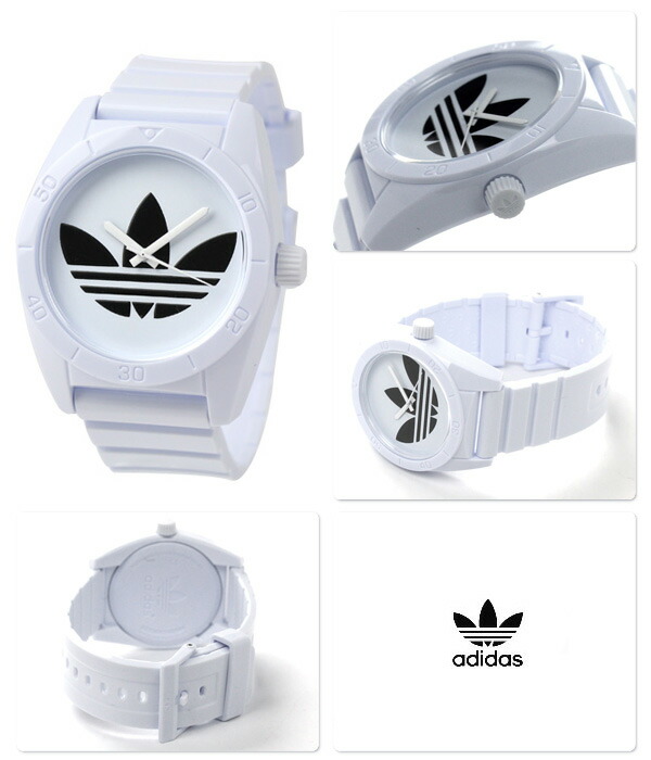 adidas santiago watch white