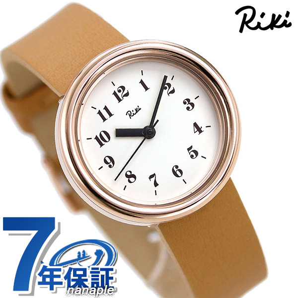 6955円 大人気商品 セイコー アルバ リキ レディース 腕時計 革ベルト アラビア数字 Akqk449 Seiko Alba Riki ホワイト ライトブラウン 時計