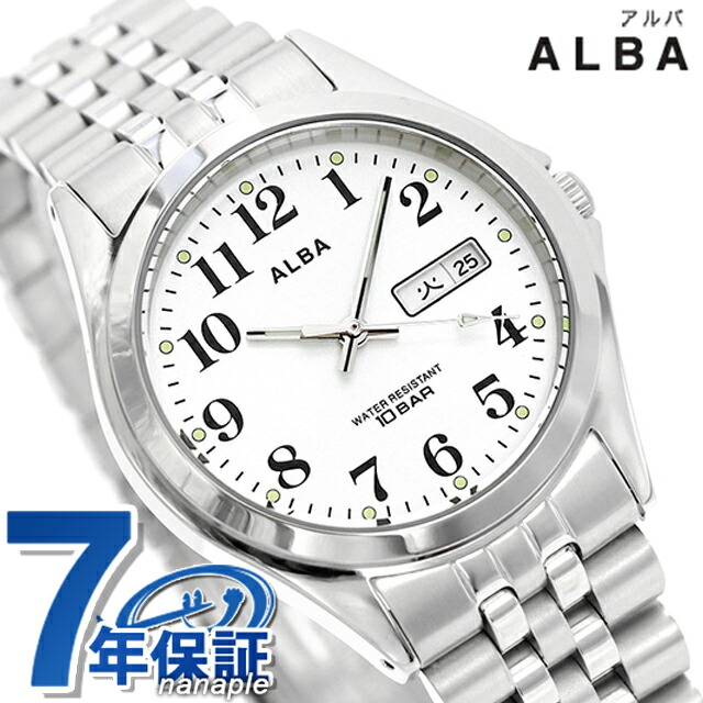 SEIKO セイコー ALBA アルバ AQGK439 伸縮 Sバンド 蛇腹