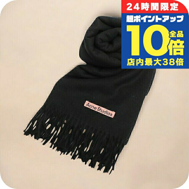 アクネストゥディオズ　Acne Studios マフラー ウール100% 黒 楽天市場】【8/1～3限定・最大2万円OFFクーポン配布中】Acne