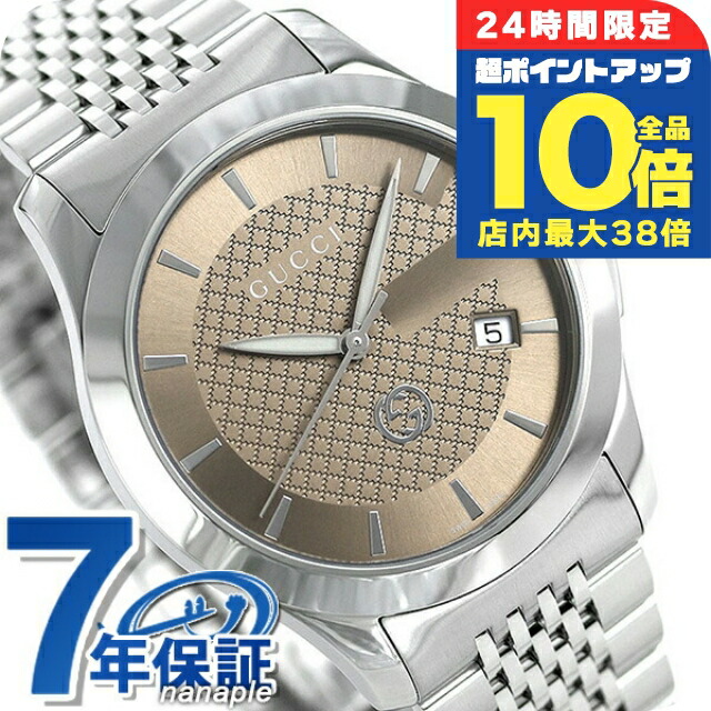 グッチ GUCCHI メンズ時計 YA126472 GUCCI グッチ 腕時計 メンズ Gタイムレス クロノグラフ 38mm