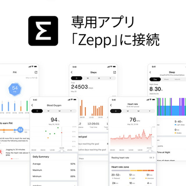 アマズフィットamazfitBip3Proクリームスマートウォッチ心拍数血中酸素BluetoothGPS充電式クオーツメンズレディースSP170047C177