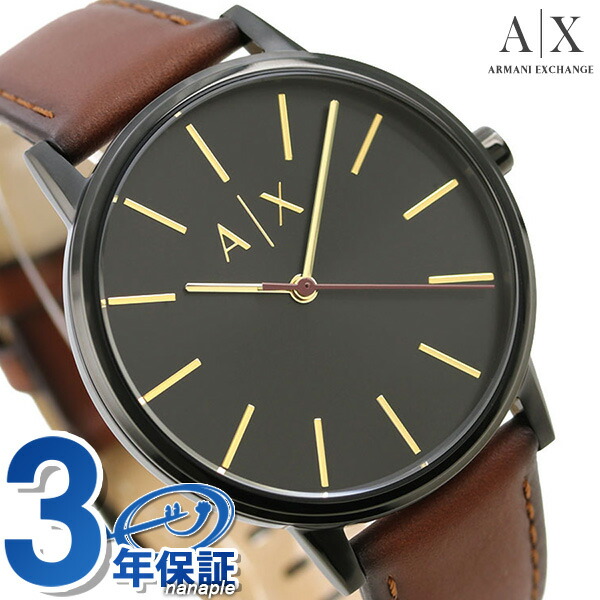 Nanaple Armani Clock Men Leather Belt Black Ax2706 Ax Armani Clock Men Leather Belt Black Ax2706 Ax Exchange Watch Quaid