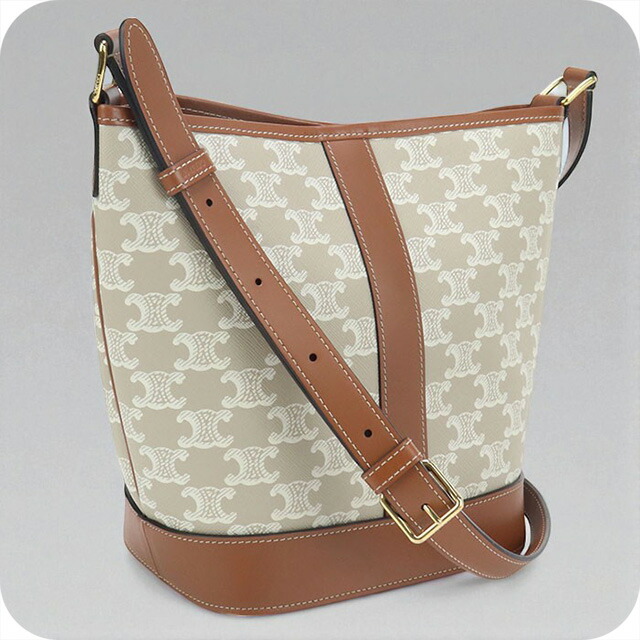 楽天市場】【返品OK】【美品】セリーヌ ミニ バケット キュイル